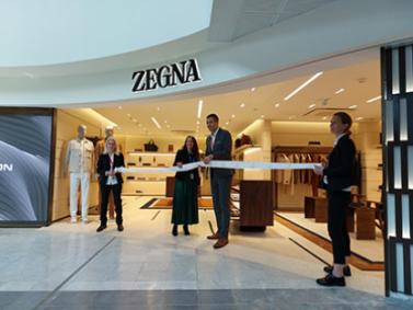 inauguration boutique ZEGNA