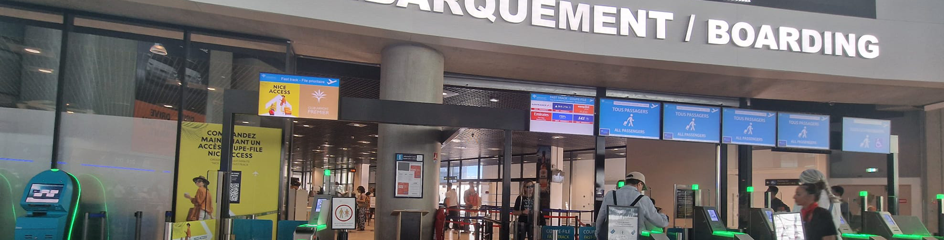 Nice Access Terminal 2 File prioritaire