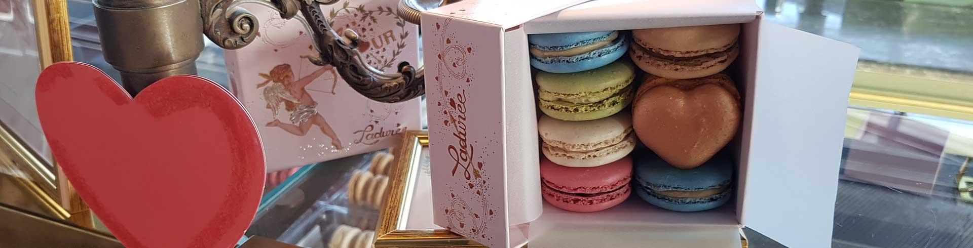 The Ladurée boutique at the airport