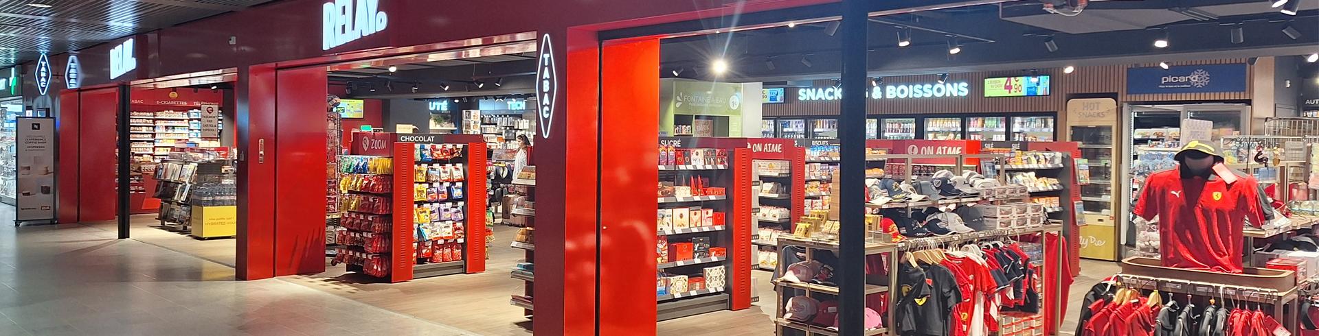 Relay at Nice Airport