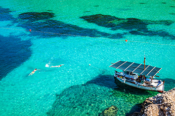 Se baigner à Ibiza