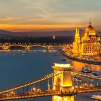 Budapest Capitale de la Hongrie, vue de nuit