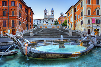 Place d'Espagne à Rome