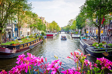 Amsterdam Ballade le long des canaux