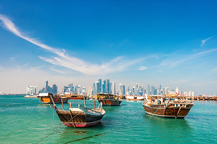 Bord de mer à Doha