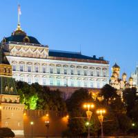 Moscou Kremlin de nuit