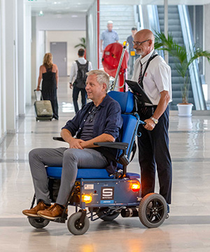 Fauteuil PMR Aéroport Nice Côte d'Azur