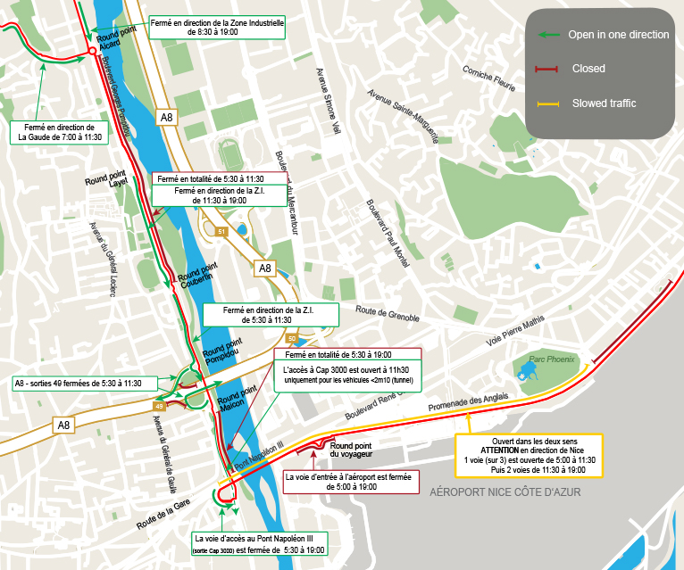 Plan circulation Ironman 2021