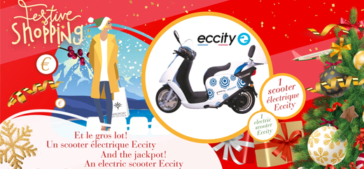 Festive Shopping  - Gagnez un scooter &agrave; l'a&eacute;roport Nice C&ocirc;te d'Azur