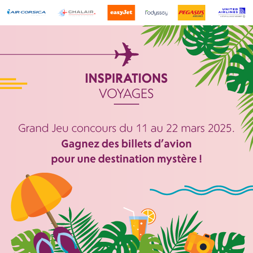 Jeu concours Inspirations Voyages 2025