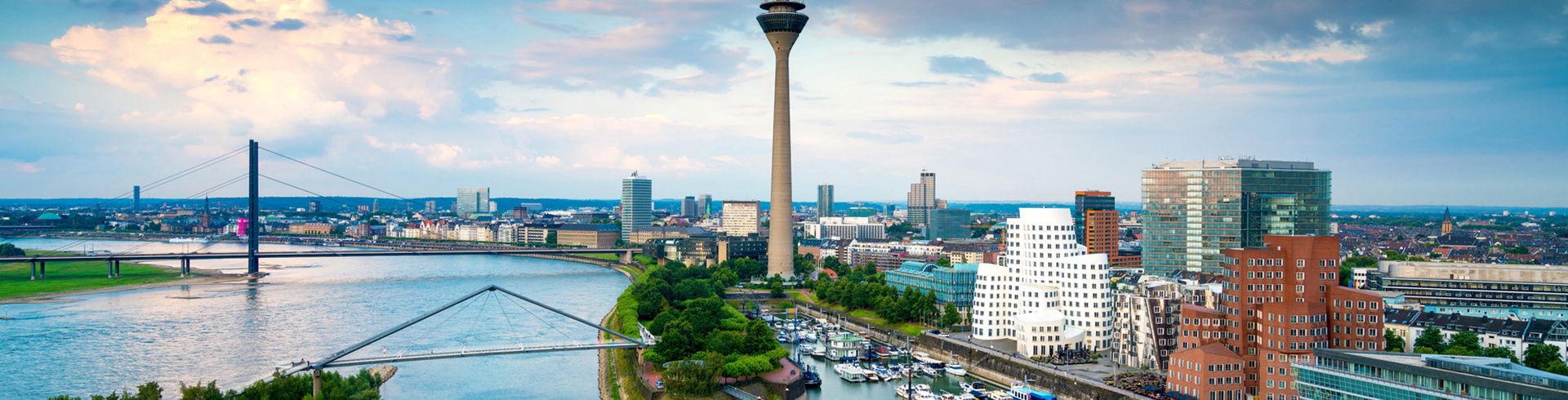Vue panoramique Dusseldorf
