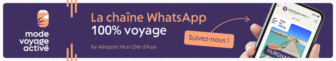 Chaîne WhatsApp Mode Voyage Activé