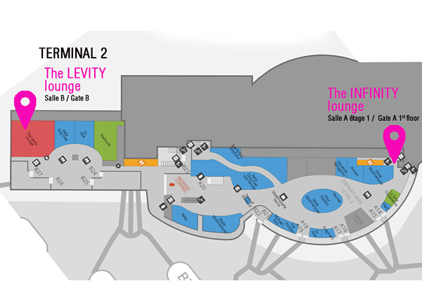 Plan salons VIP T2