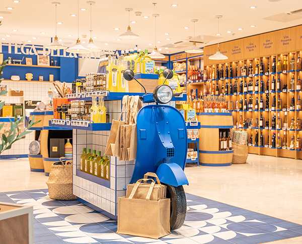 Bottega della Riviera Interieur boutique