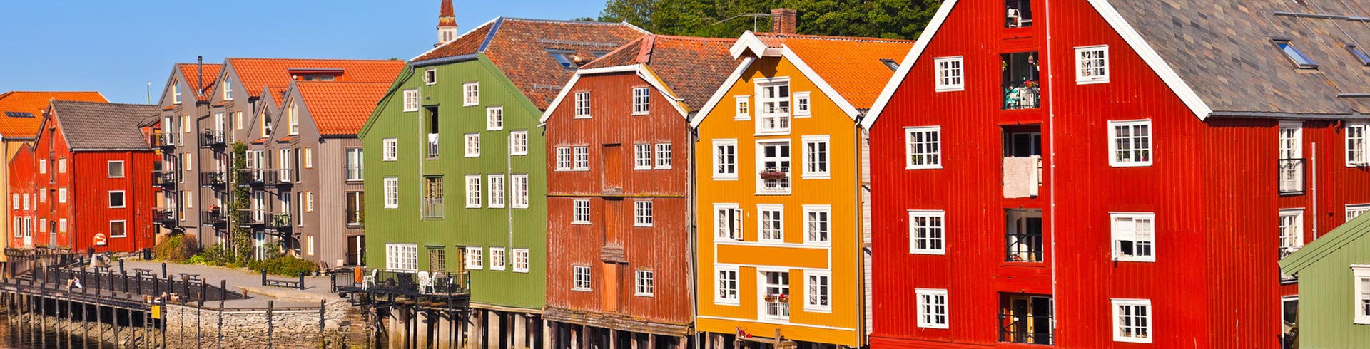 Maisons colorées typiques