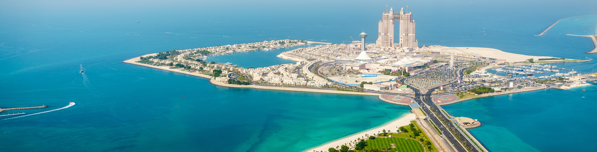 Vue générale d'Abu Dabi