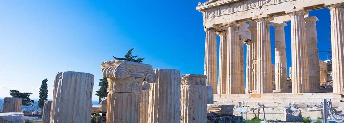 Temple Parthénon Acropole à Athènes