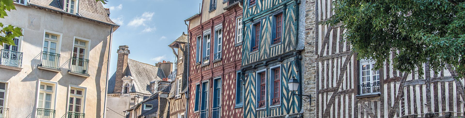 Rennes maisons colorées