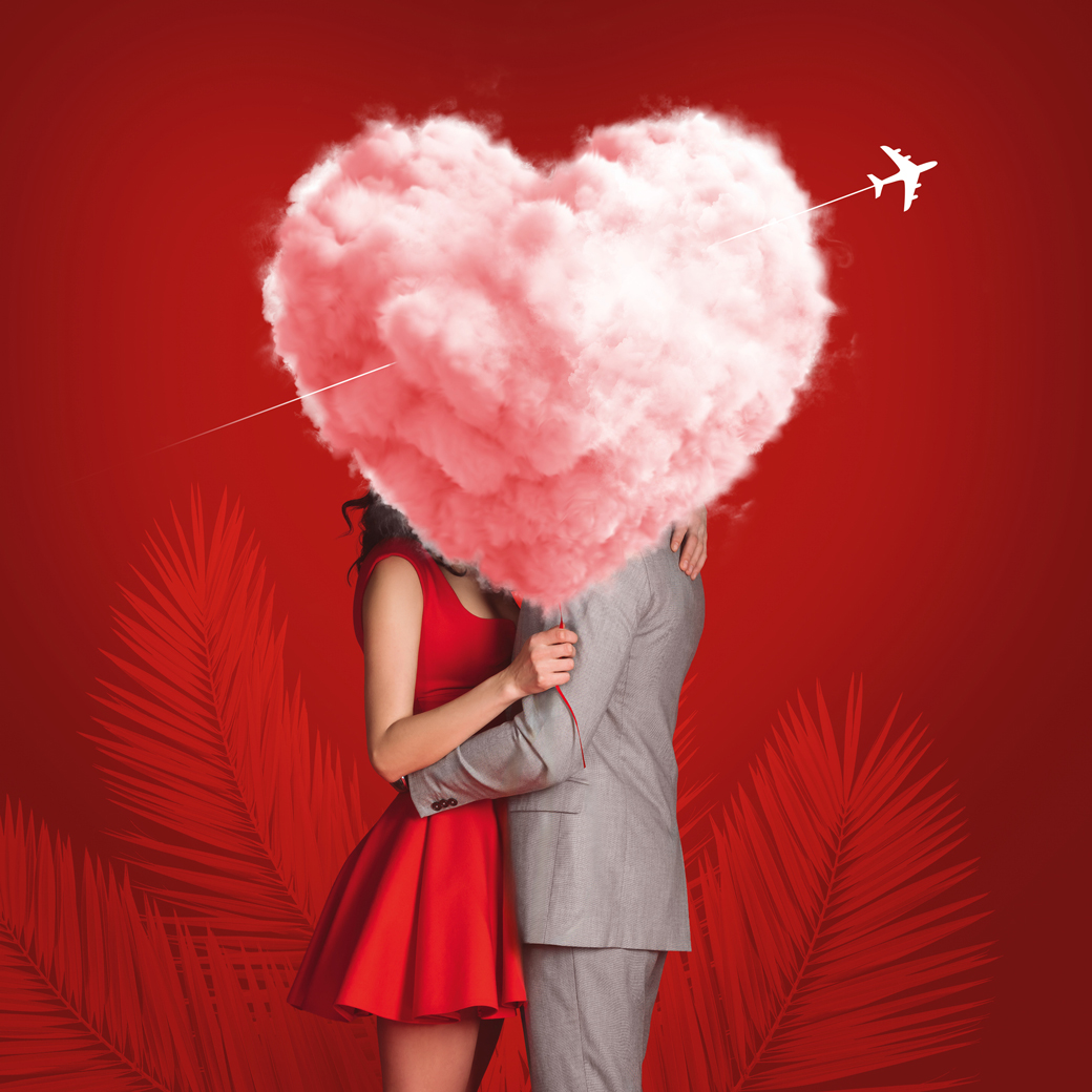 Saint Valentin à l'aéroport de Nice