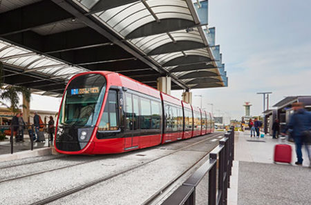 Tramway aéroport de Nice