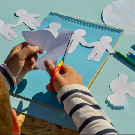 coloriage animation famille +