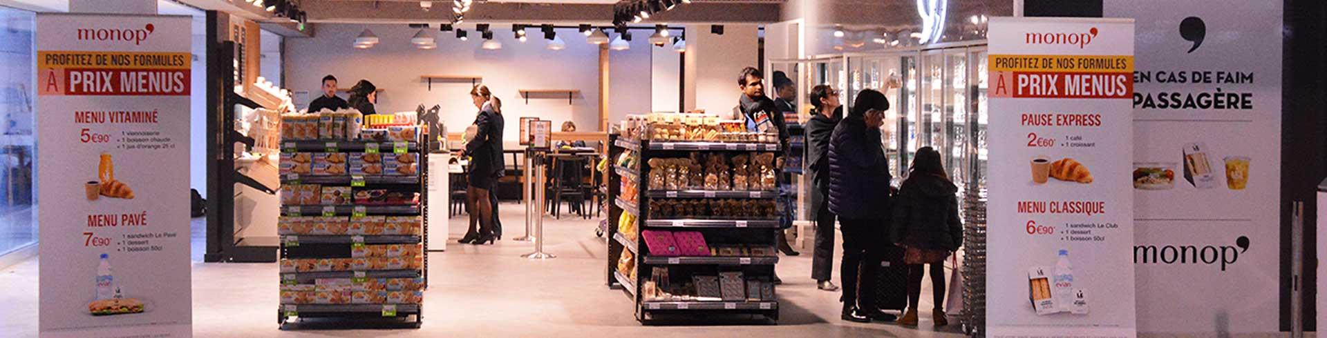 Monop’ dans le Terminal 2 de l’Aéroport Nice Côte d’Azur Monop’ dans le Terminal 2 de l’Aéroport Nice Côte d’Azur